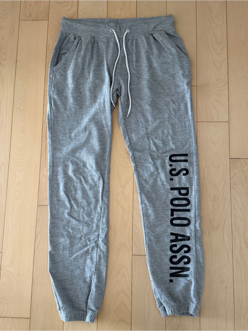 U.S. Polo Assn Gray Jogger Sweatpants